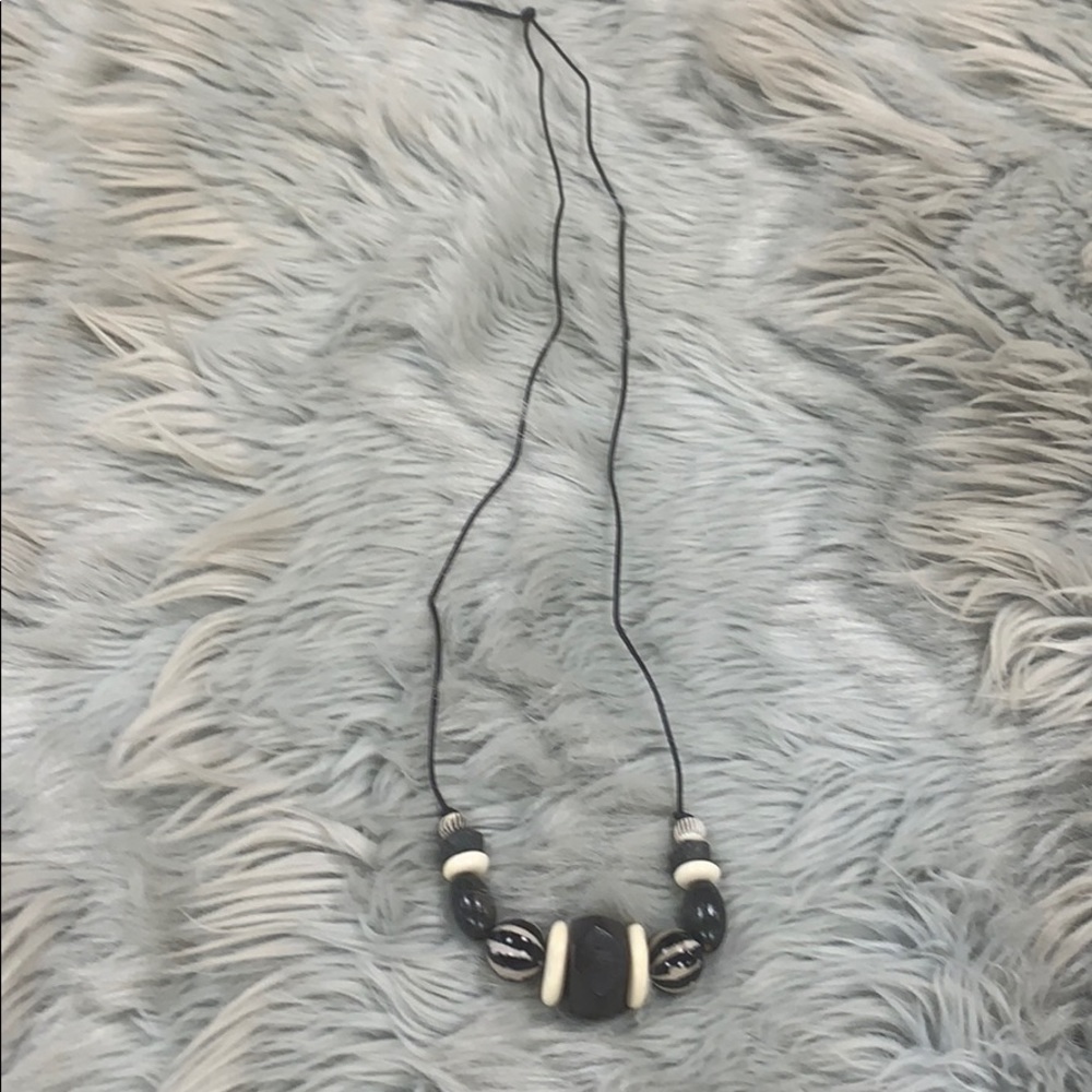 African trade bead necklace